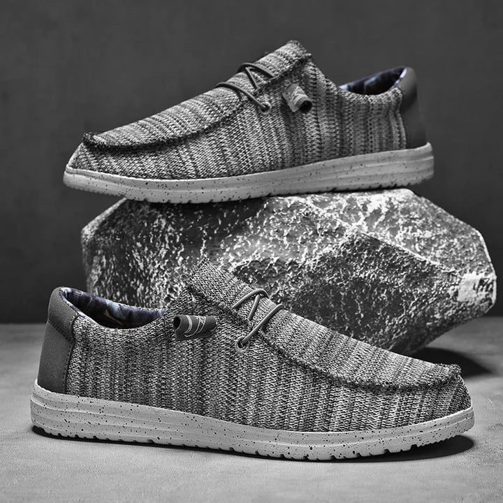 Maddox Textured Canvas Sneakers