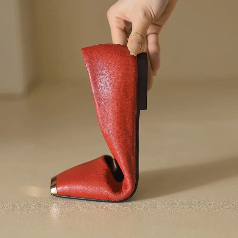 Castella Ballerina Leather Flats