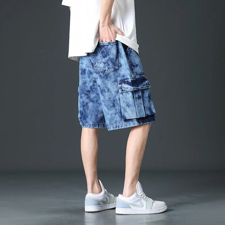 Mavrick Cargo Denim Shorts