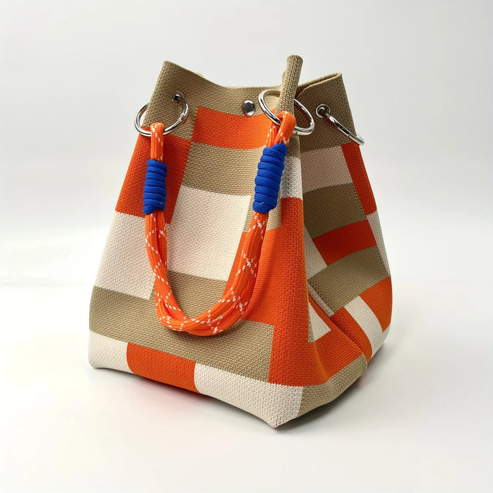 Carmine Colorblock Tote