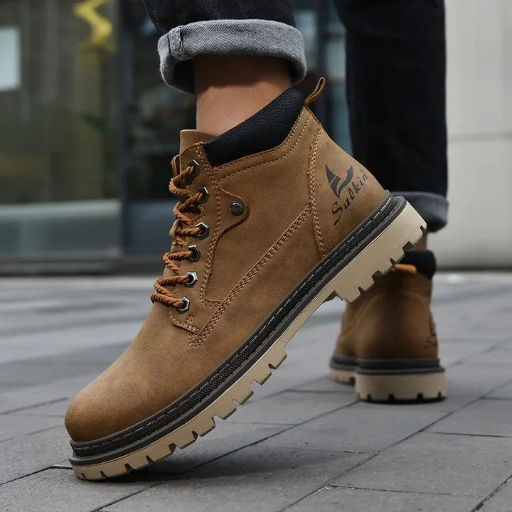 City Guard Leather Boots