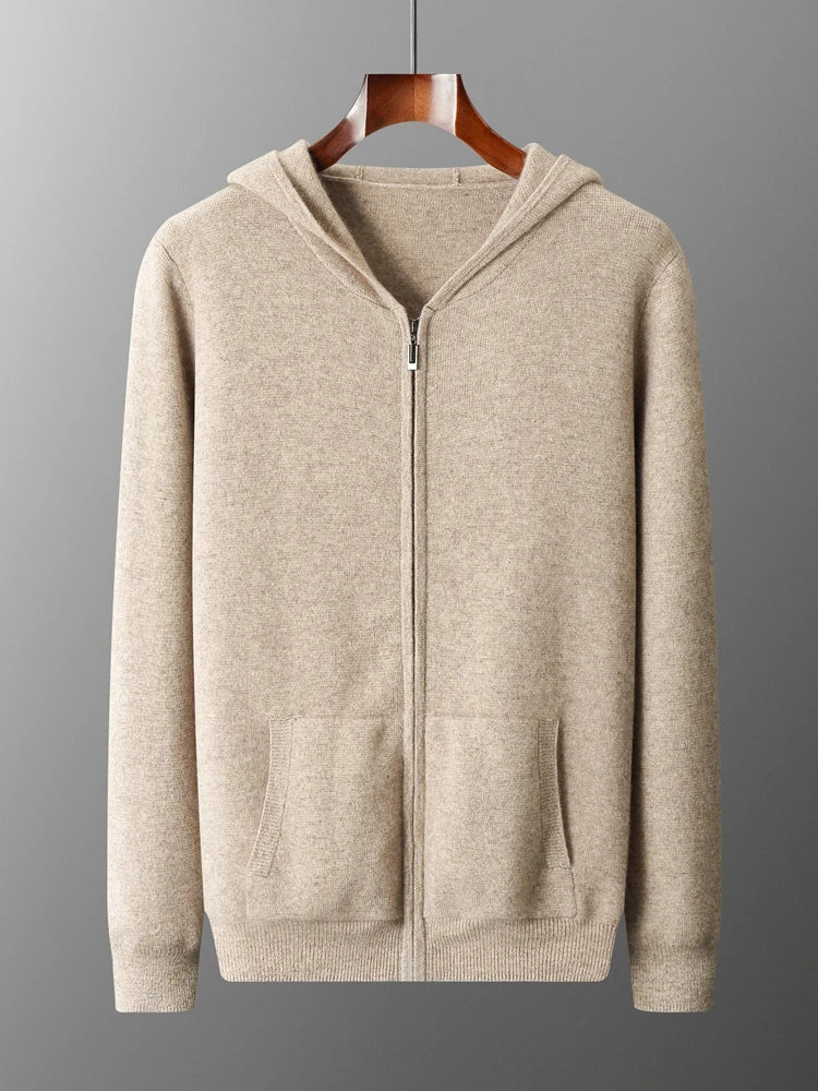 Montclair 100% Merino Wool Zip Hoodie