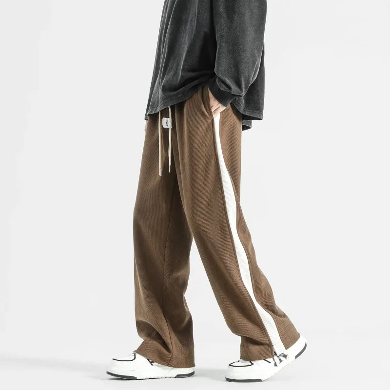 Brayden Corduroy Wide-Leg Joggers