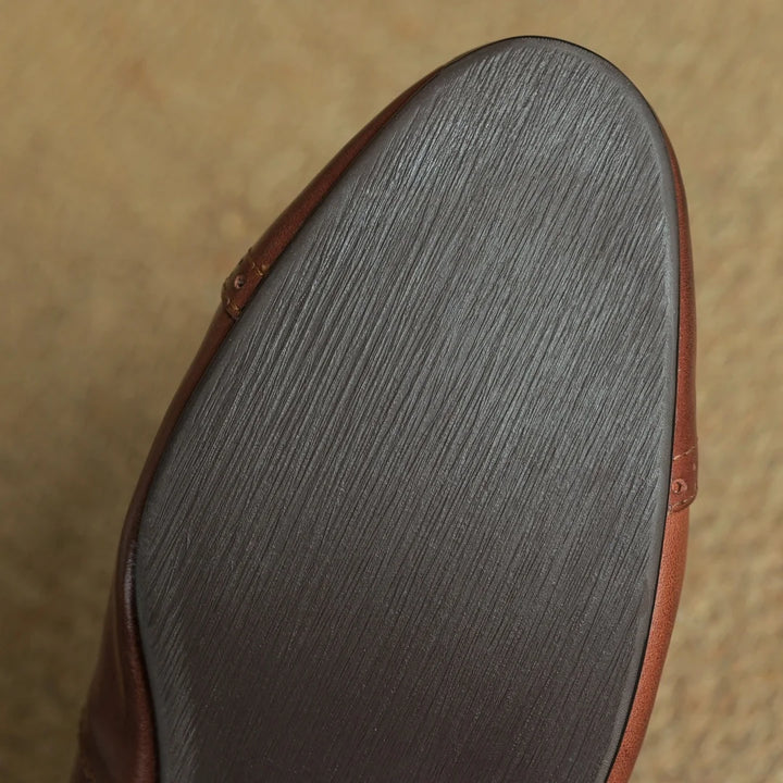 Clarisse Genuine Leather Flats