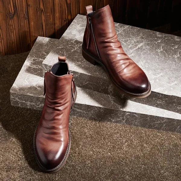Carrington Chelsea Leather Boots