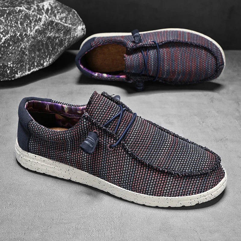 Maddox Textured Canvas Sneakers