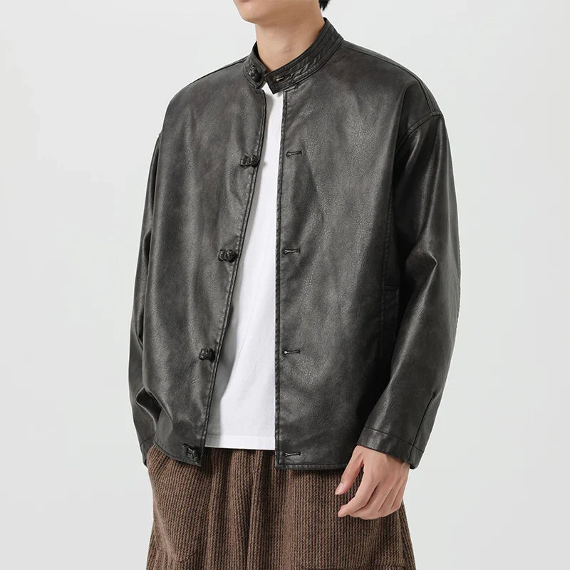 Roam Vintage Washed Leather Jacket