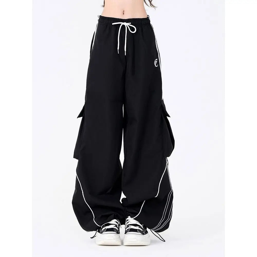 Alessa Wide-Leg Track Pants