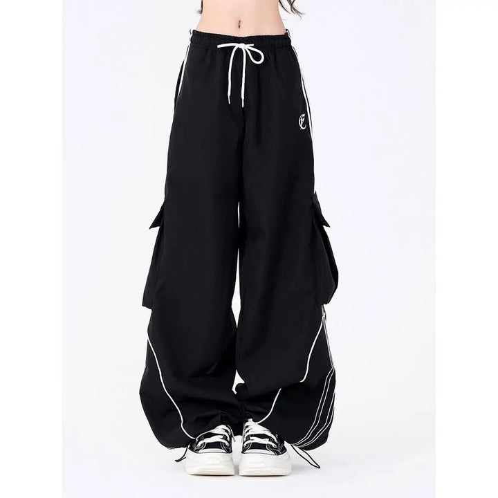 Alessa Wide-Leg Track Pants