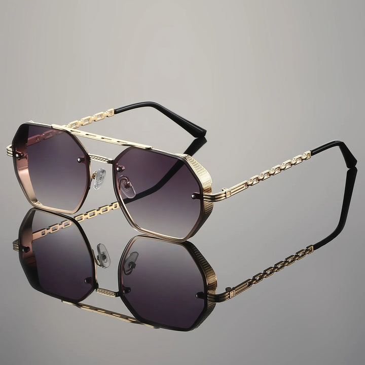 Levan Chain-Arm Sunglasses