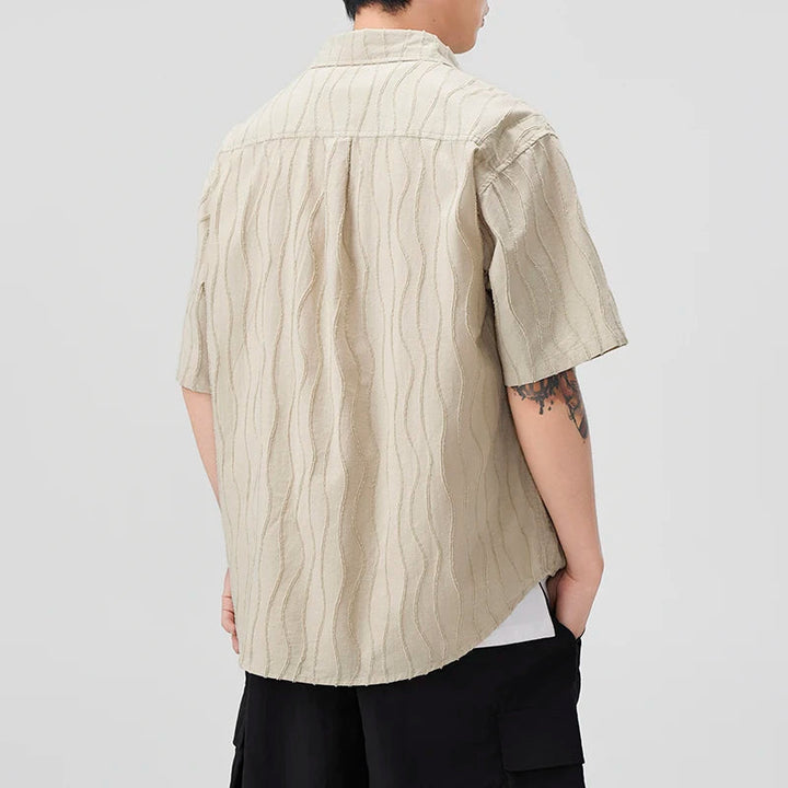 Shoreline Ripple Textured Shirt