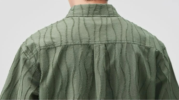 Shoreline Ripple Textured Shirt
