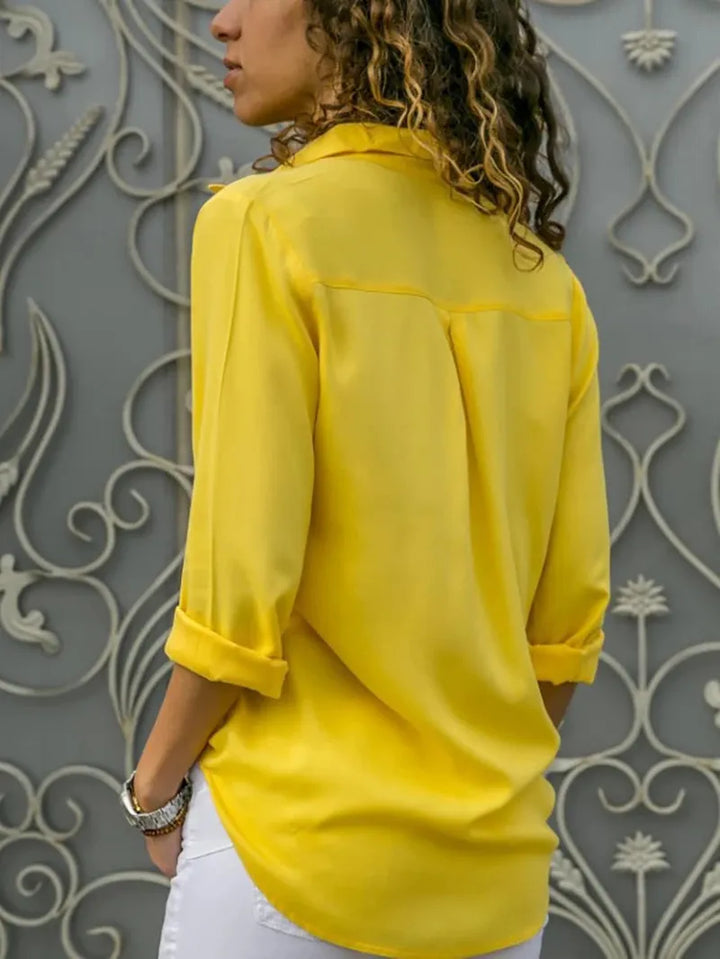 Silky Citrus Blouse
