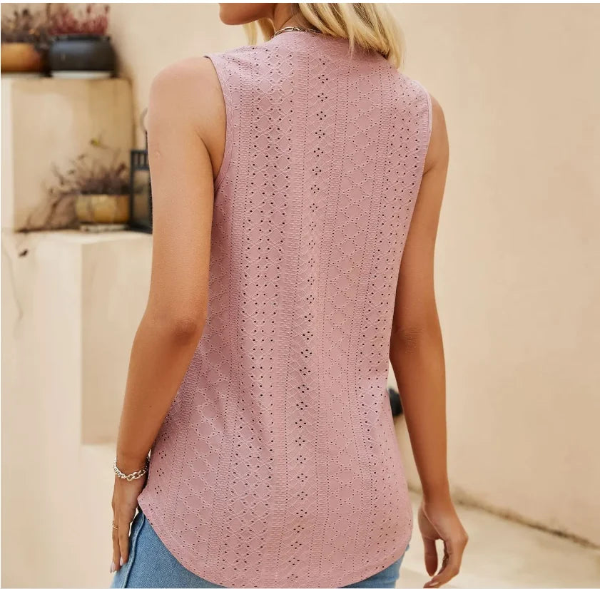 Solise Breezy V-Neck Top