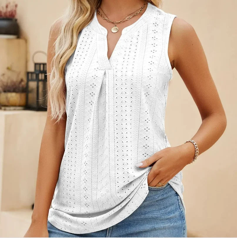 Solise Breezy V-Neck Top