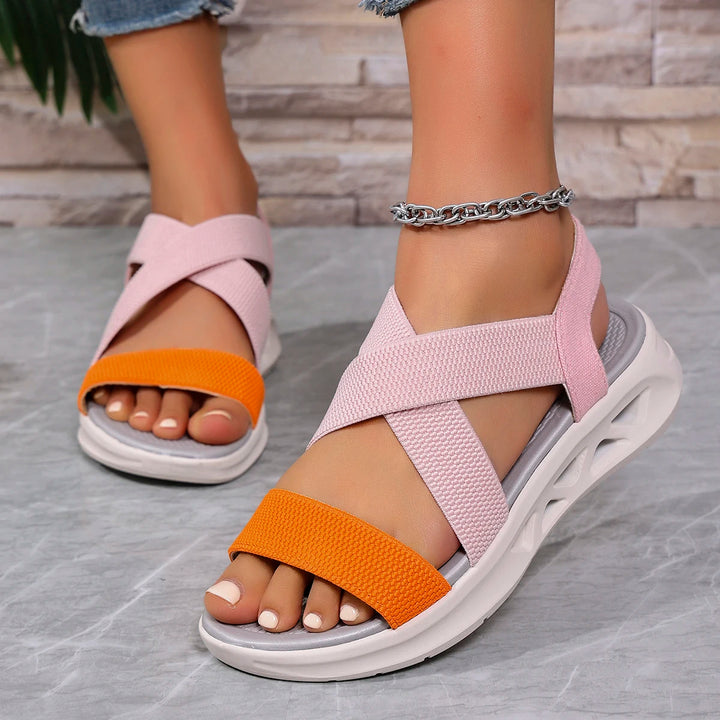 Sunny Slide Wedge Sandals