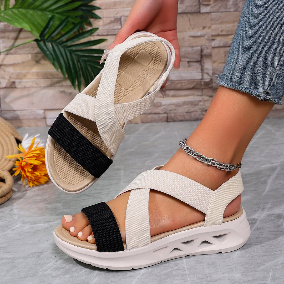 Sunny Slide Wedge Sandals