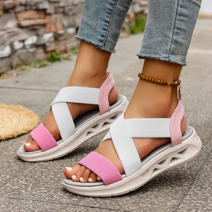 Sunny Slide Wedge Sandals