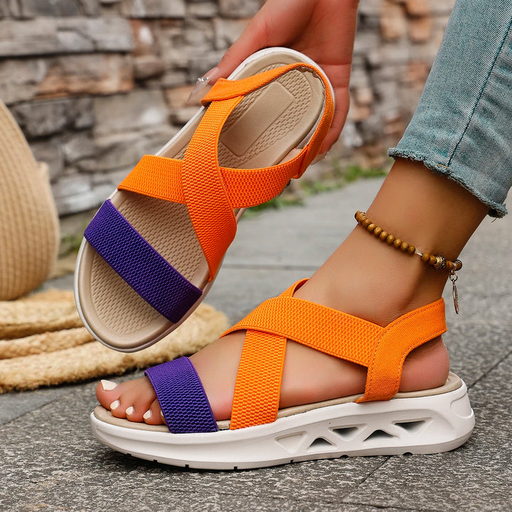 Sunny Slide Wedge Sandals