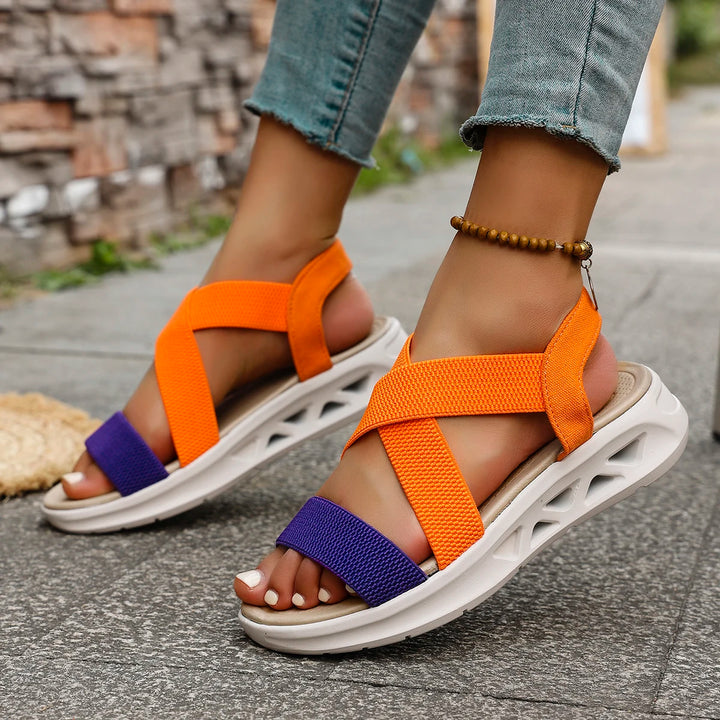 Sunny Slide Wedge Sandals