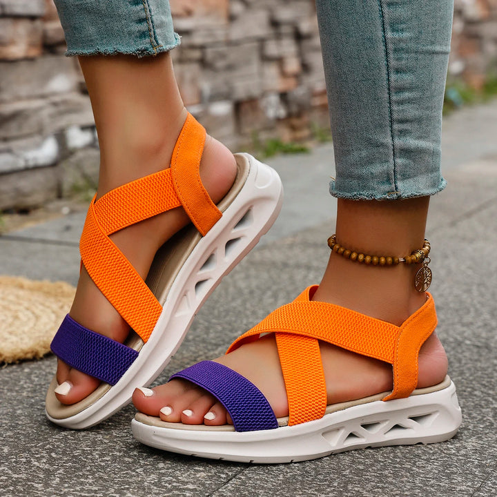 Sunny Slide Wedge Sandals
