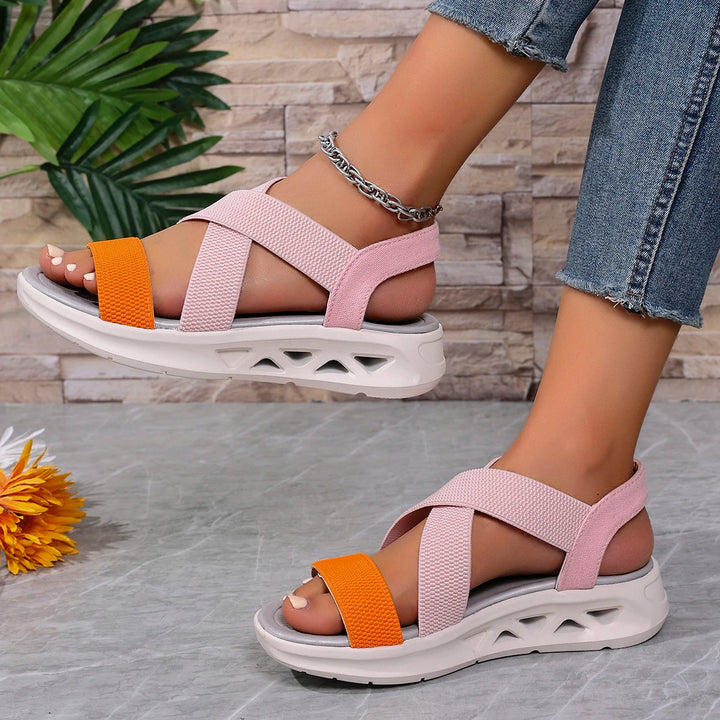 Sunny Slide Wedge Sandals