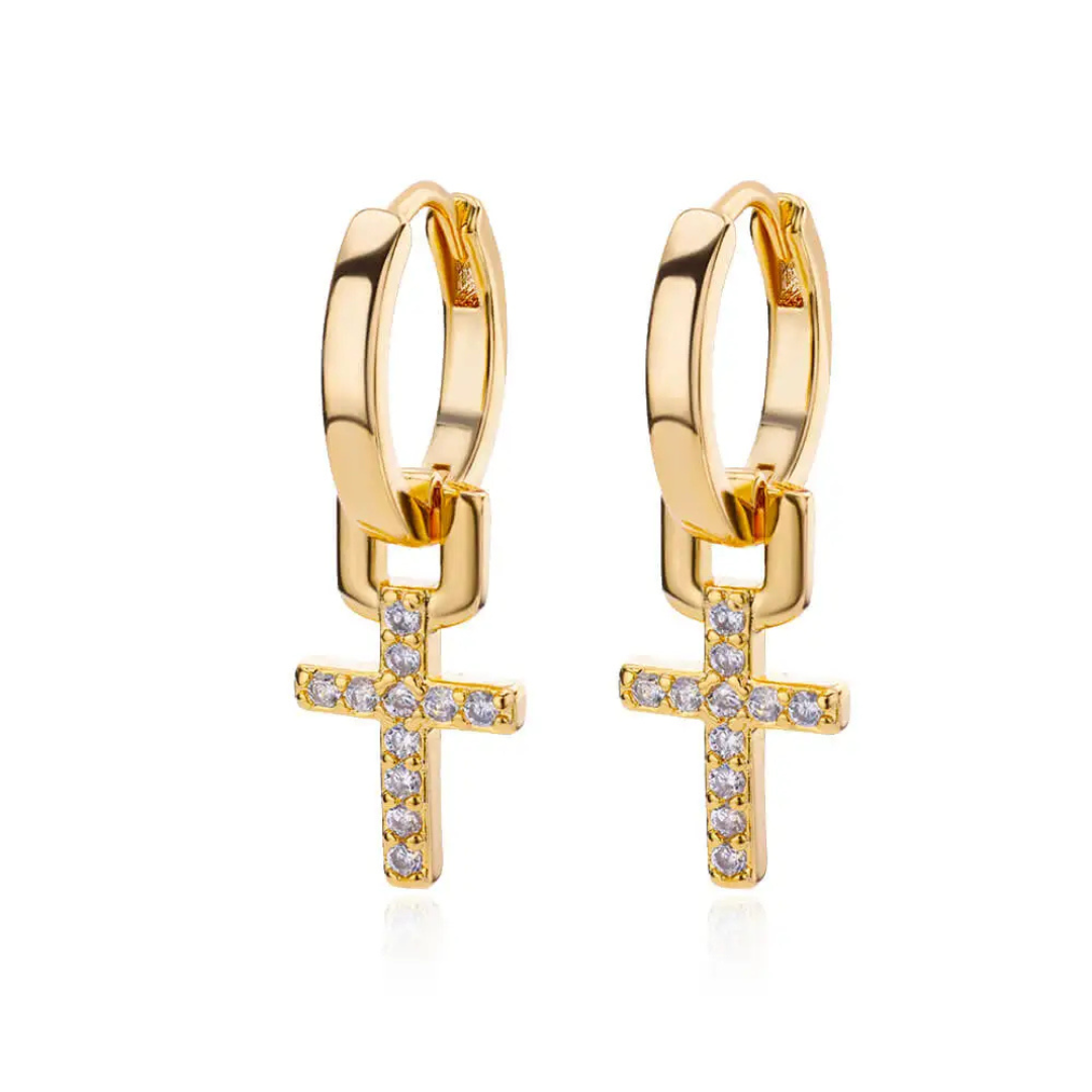 Trinity Pavé Earrings