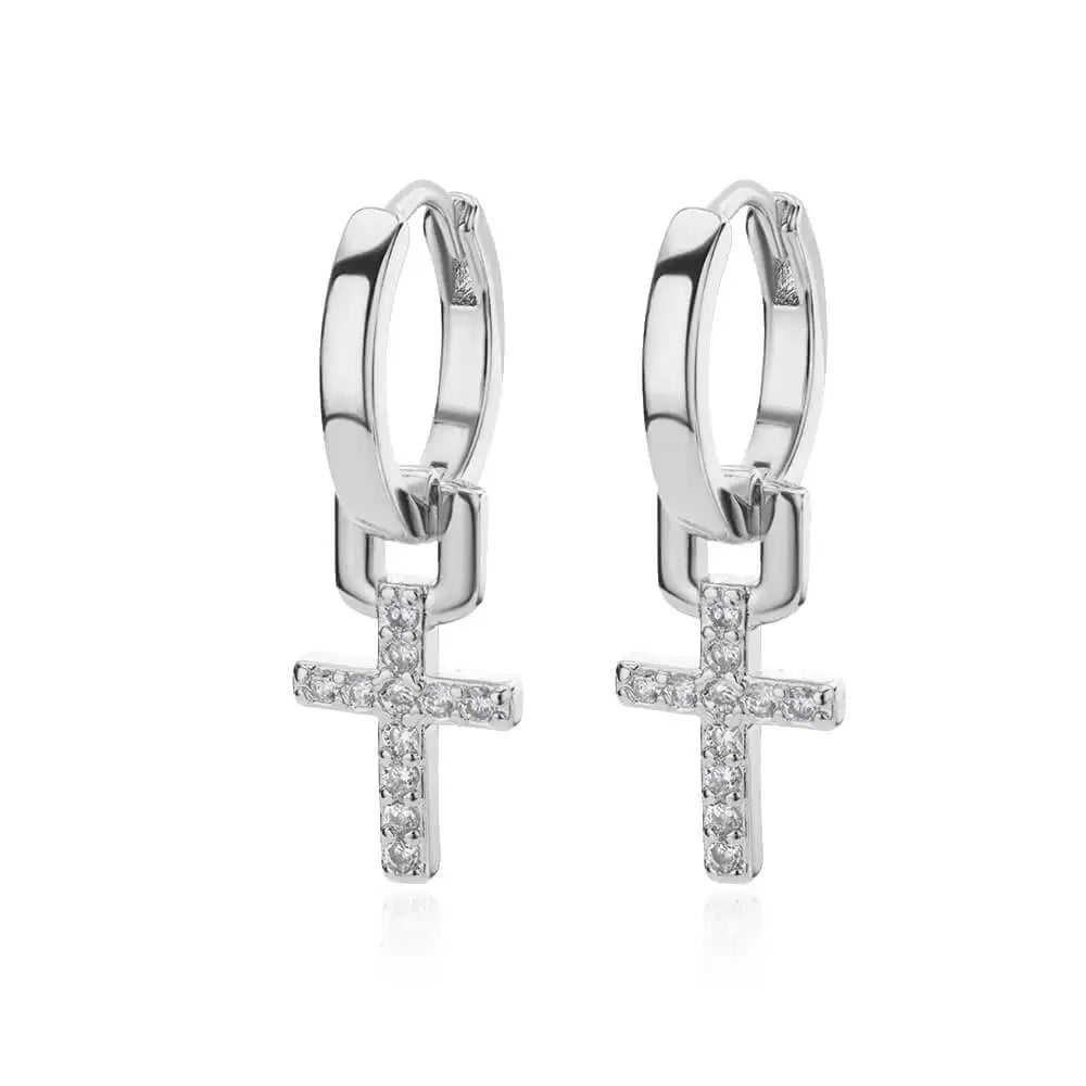 Trinity Pavé Earrings