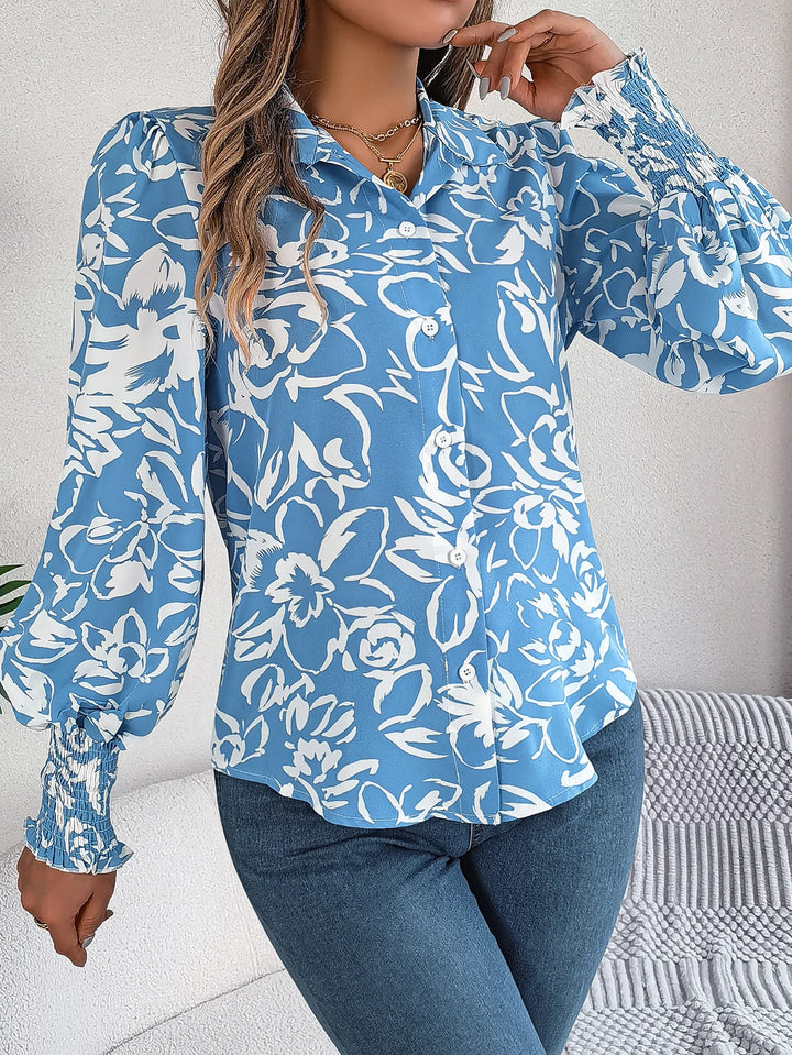 Twilight Bloom Sleeve Blouse