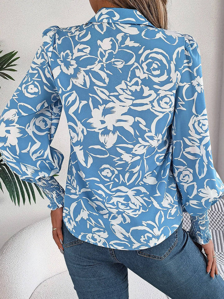 Twilight Bloom Sleeve Blouse