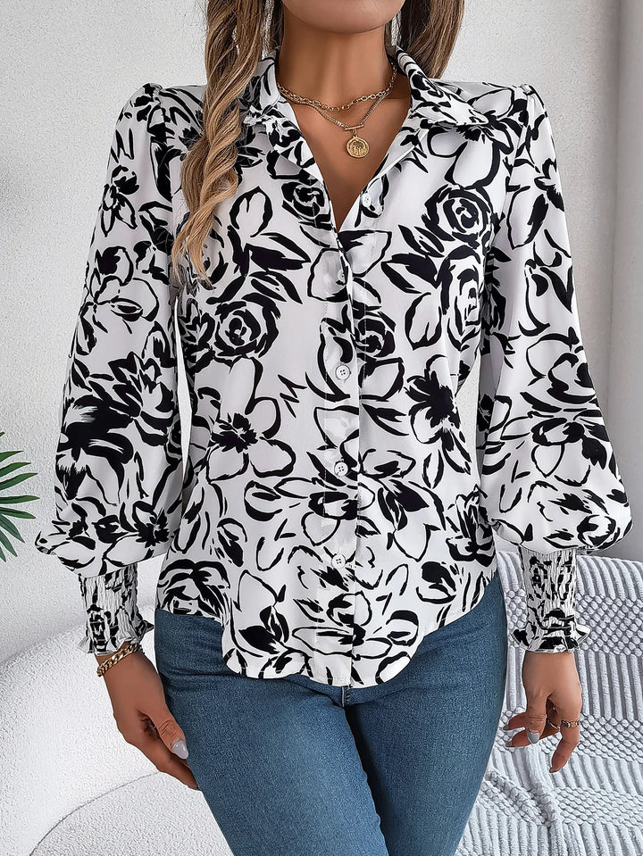 Twilight Bloom Sleeve Blouse