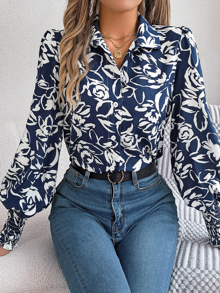 Twilight Bloom Sleeve Blouse