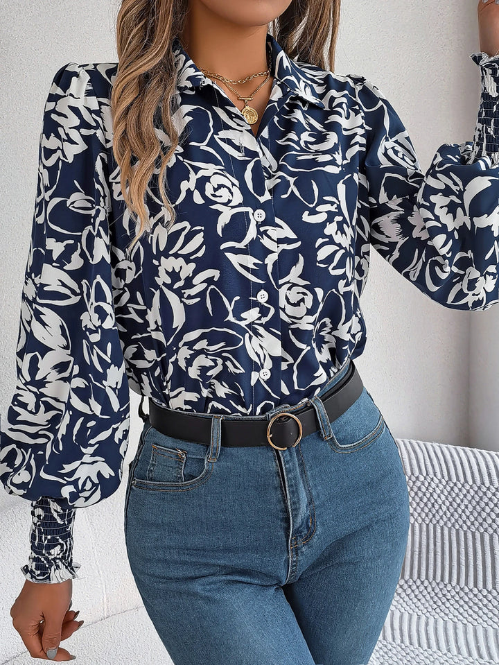 Twilight Bloom Sleeve Blouse