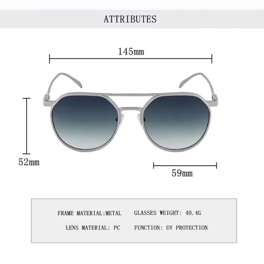 Lorenz Platinum Bridge Aviators