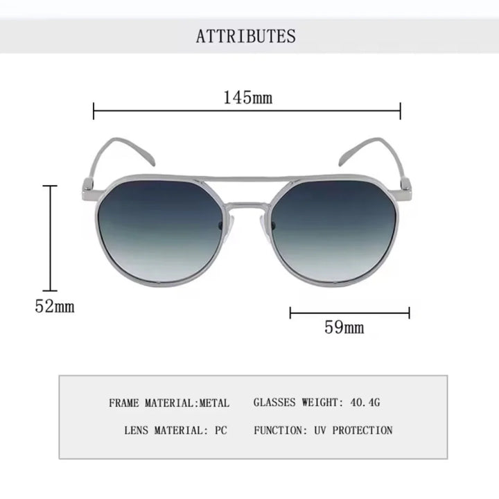 Lorenz Platinum Bridge Aviators