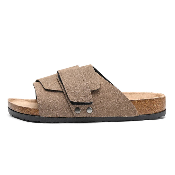 Urban Lux Leather Slides