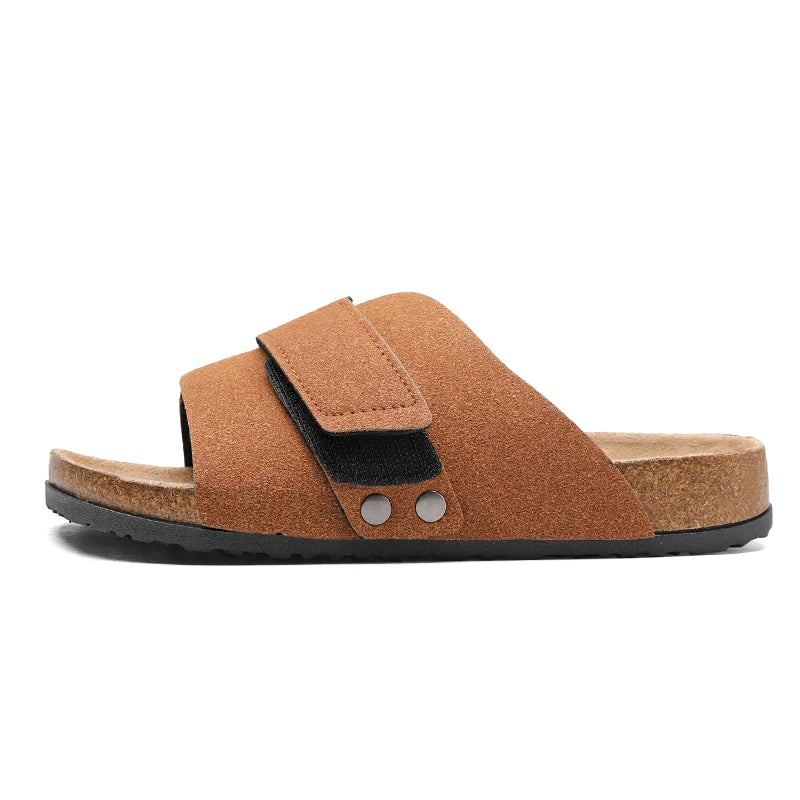 Urban Lux Leather Slides