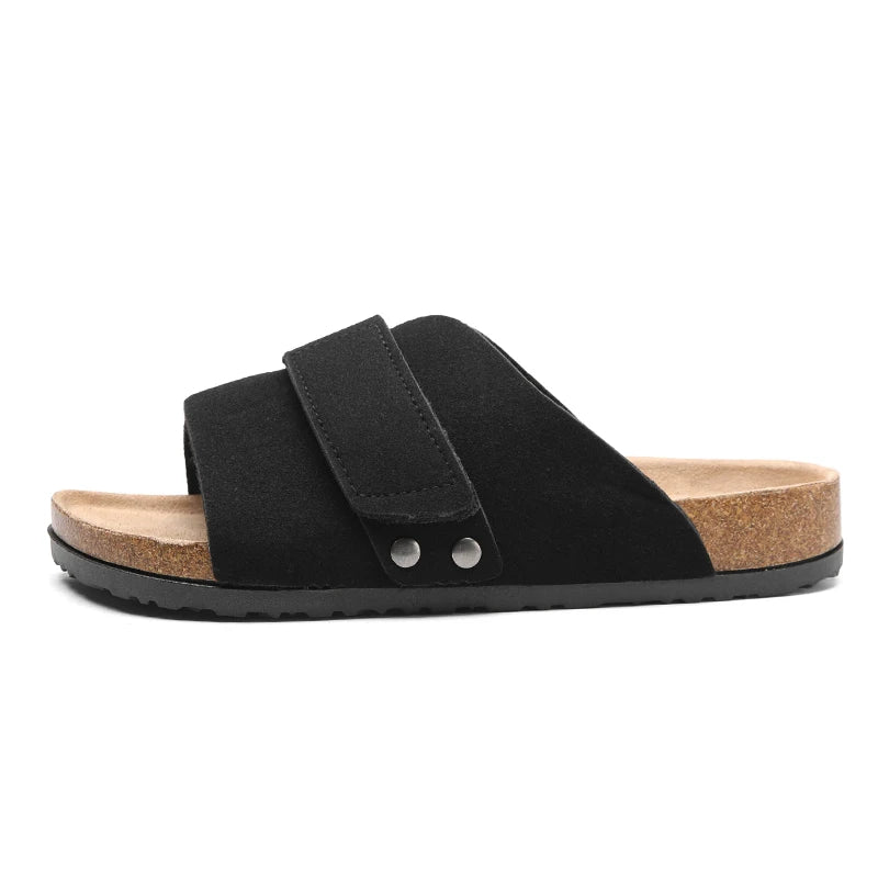 Urban Lux Leather Slides