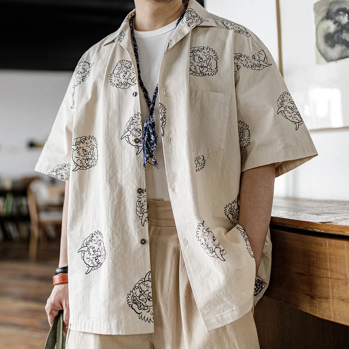 Yokai Linen Flannel Shirt