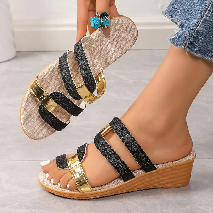 Zara Lightweight Slip-On Sandals