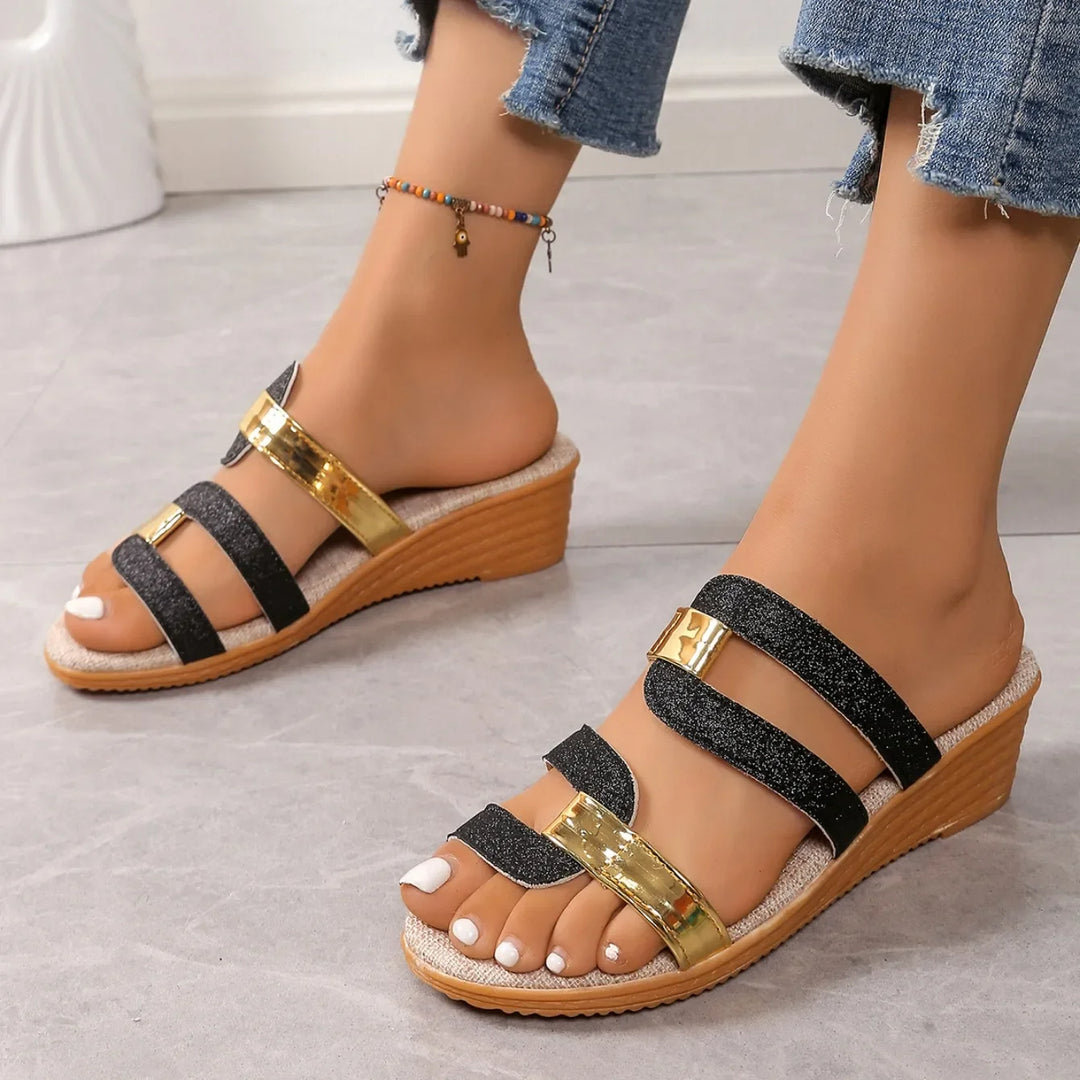 Zara Lightweight Slip-On Sandals