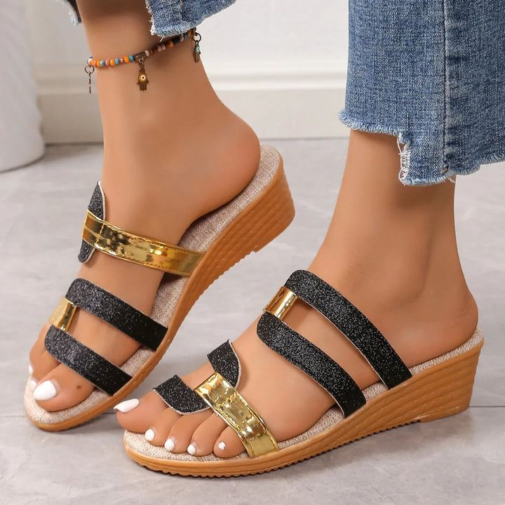 Zara Lightweight Slip-On Sandals