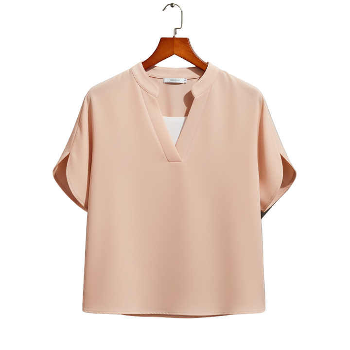 Giselle Silk Drape Blouse