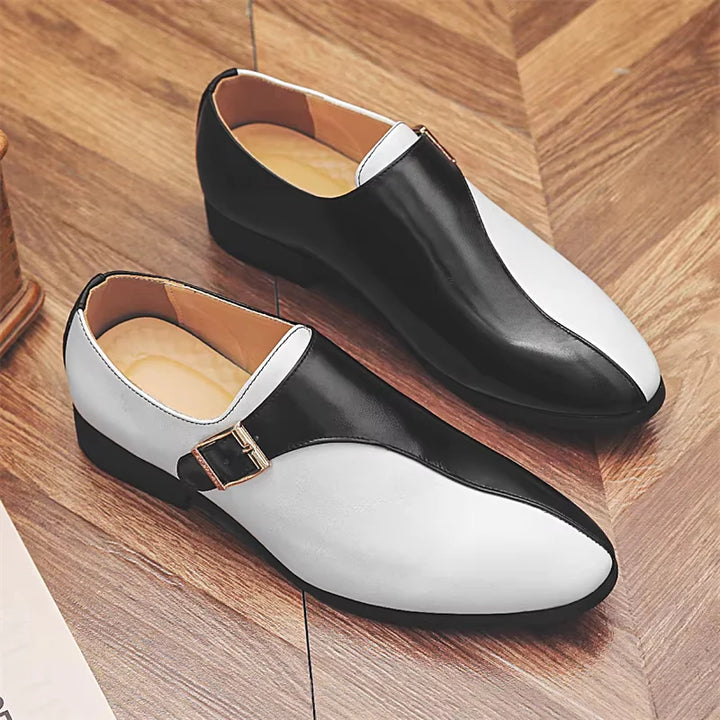 Marenzo Monk Patent Loafers