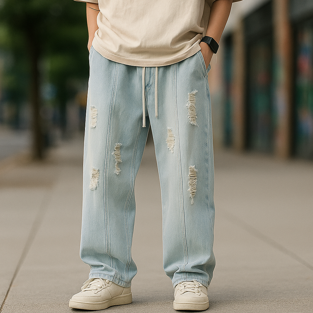 Backlot Fade Baggy Jeans