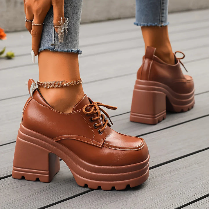 Lune Marais Platform Oxfords