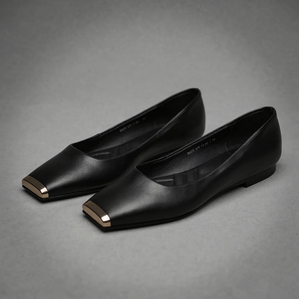 Castella Ballerina Leather Flats