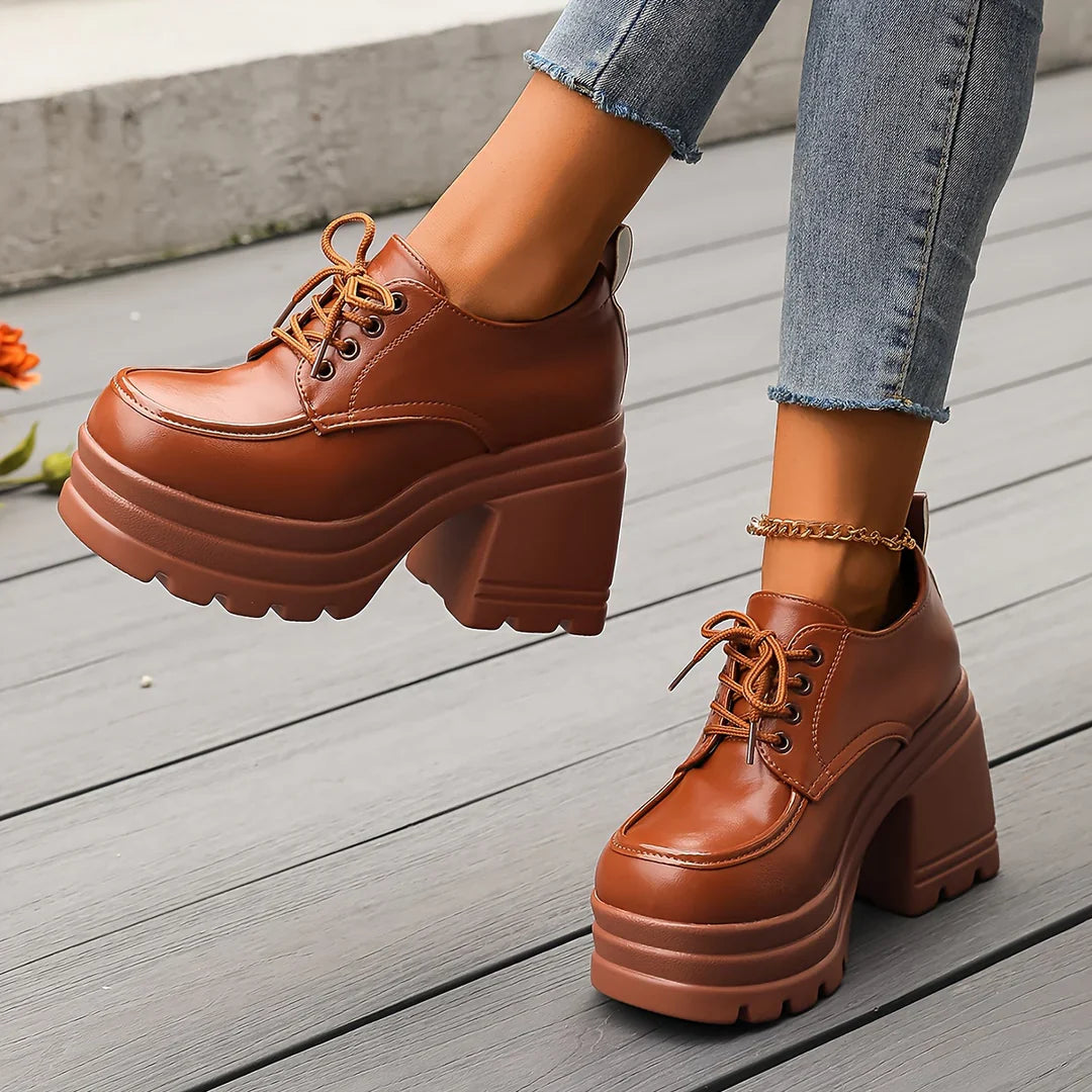 Lune Marais Platform Oxfords