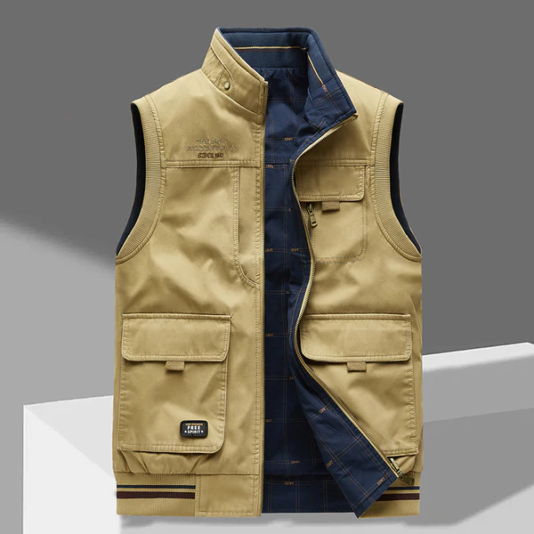 Derrick Cotton Utility Vest