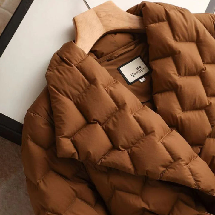 Morena Cinched Quilted Coat